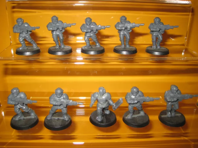 Warhammer 40k - Astra Militarum - Imperial Guard - 10x Cadian Shock Troops XI