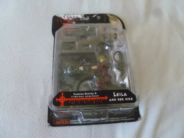 Carded Figure Vampire Hunter D Figure Leila And Her Bike 2001 Epoch New On Card