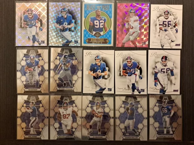 15xCards NY Giants Team Set U.a 2023 Prestige Eli Manning Pink Xtra Points /25