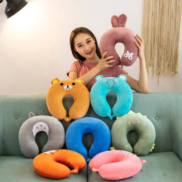Cushion Children Flight Neck Pillow U-shaped Pillow Travel Pillow Short Plush