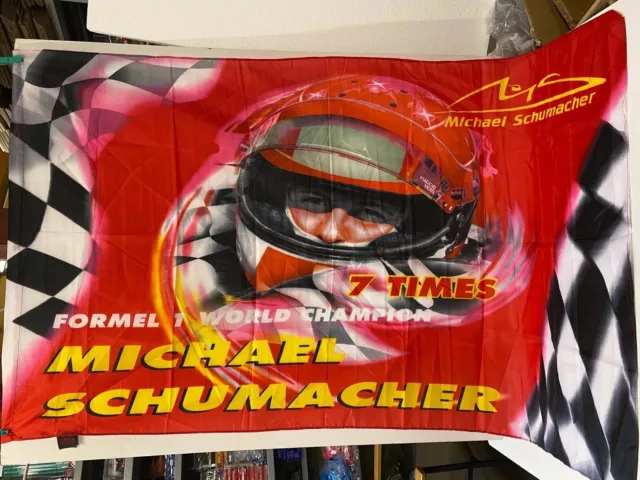 Fahne Michael Schumacher Ferrari Racing  groß F1 Formel1 Grand Prix 140x100cm