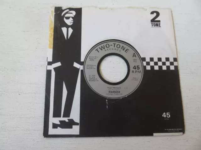 MADNESS The Prince / Madness 2 TONE 1979 JUKEBOX FRENCH PRESSING 7" CHSTT3