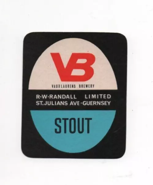 Guernsey - Vintage Beer Label - R.W. Randall Ltd. - Stout