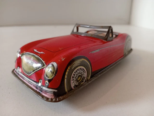 Joustra Citroën DS En Tôle – Voiture à Friction Rouge – Occasion France