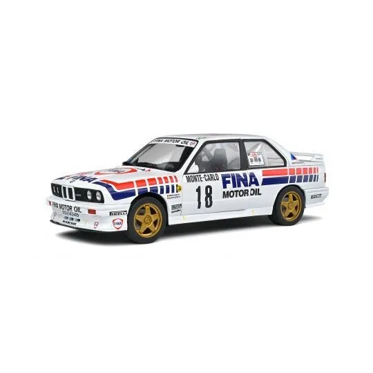 BMW E30 M3 Gr.A RMC #18 FINA M.Carlo 1989 Duez / Lopes - 1:18 SOLIDO S1801518