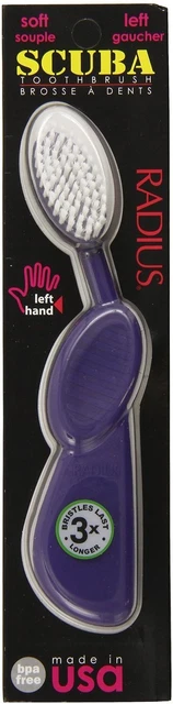 Cepillo de dientes de buceo para zurdos de Radius, 1 cepillo de dientes
