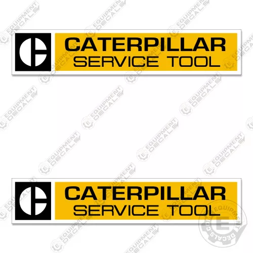 Fits Caterpillar Service Tool Decal Kit (Set of 2) - 3M Vinyl Upgrade!