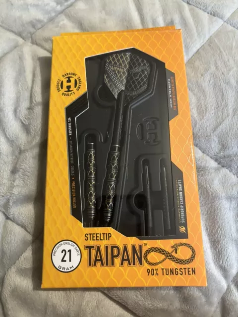 Taipan 90% Tungsten Steel Tip Darts by Harrows 21g