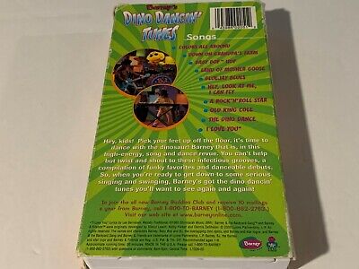 BARNEY - BARNEY'S Dino Dancin Tunes VHS - Purple Dinosaur Video - FREE ...