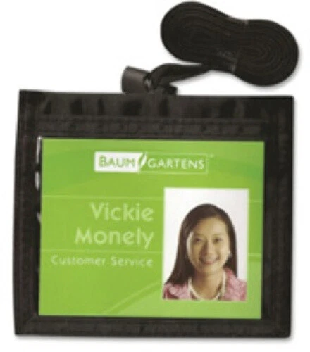 Baumgartens BAU55130 ID Neck Pouch- Convention- Adjustable 30in. Cord-