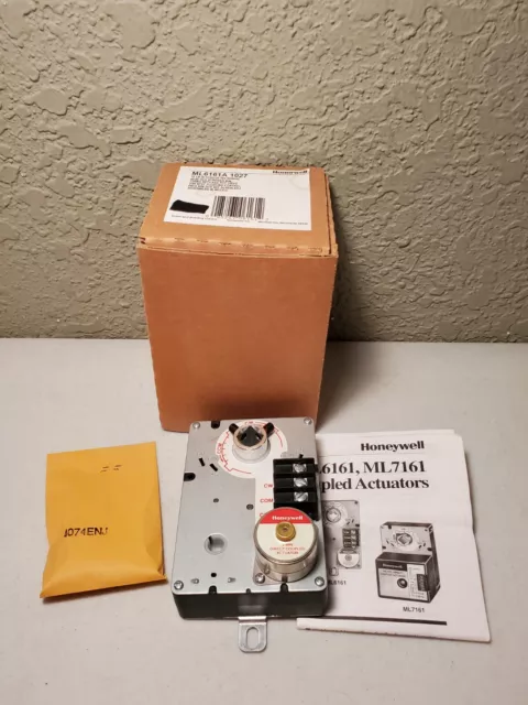 NEW - Honeywell ML6161A 1027 24V SPDT Coupled Actuator 35 LB-IN 3 min 45-90 deg