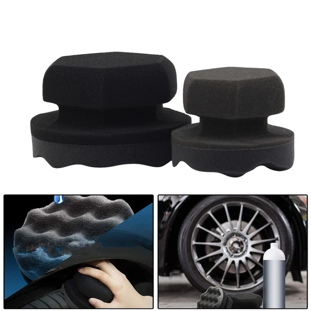 Tire Contour Dressing Applicator-Pads Gloss Shine Color Polishing Sponge New