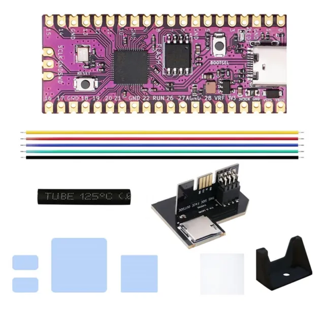 Per Raspberry Picoboot Board Kit + SD2SP2 PRO RP2040 Dual-Core 264KB SRAM + 16M G8F8 2