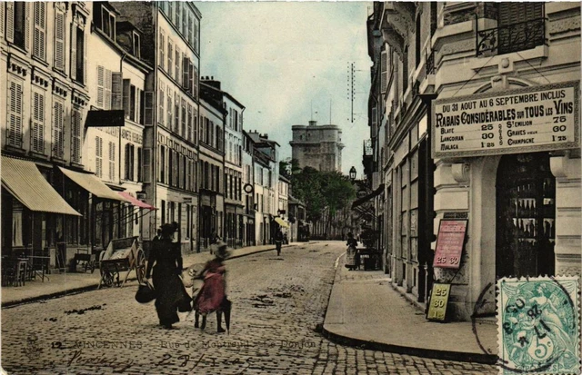 CPA AK VINCENNES Rue de Montreuil Le Donjon (672284)