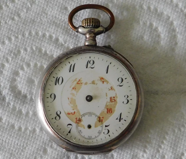 Montre à Gousset Homme Vintage N°68 - Mécanisme 10 Rubis, Type Savonnette