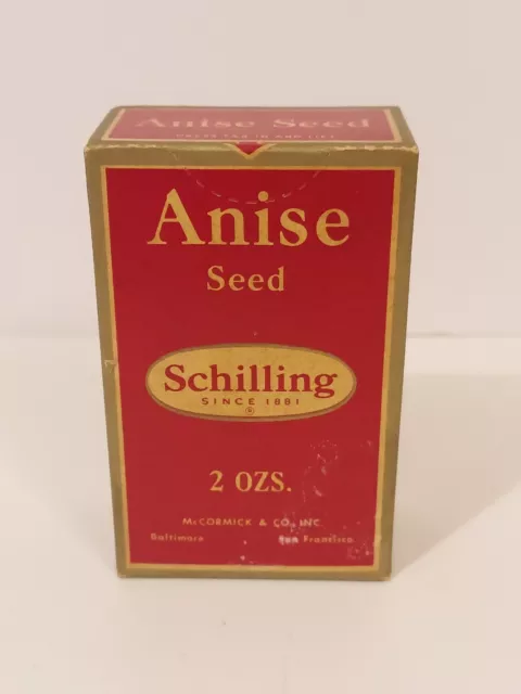 Schilling Brand Anise Seed 2oz Spice Box