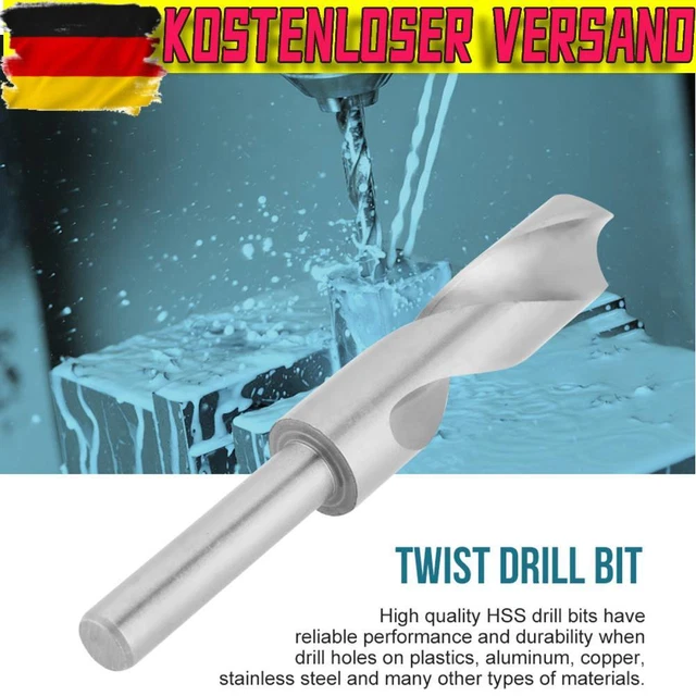 8 tlg Spiralbohrer Satz HSS Bohrer Set Metallbohrer Ø14-25 mm mit 12.7mm Schaft