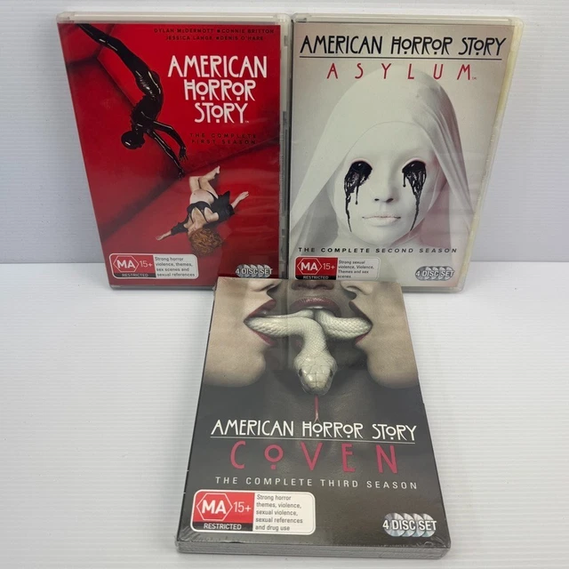 AMERICAN HORROR STORY Complete Seasons 1-3 PAL Region 4 AU/NZ Free ...