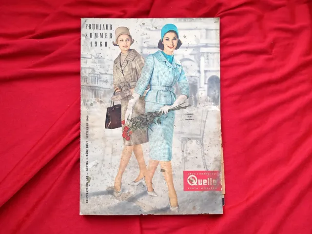 QUELLE Katalog Frühjahr Sommer 1960 - vintage Versandhauskatalog #A13