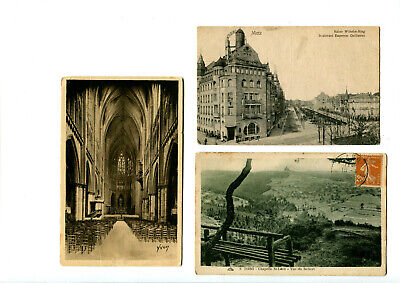 CPA 57 Moselle Metz et Dabo Lot de 3 cartes postales anciennes