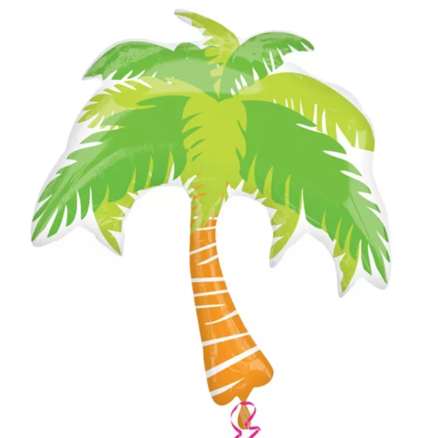 Hawaiian Palm Tree Shape Foil Balloon Helium fill Tropical Luau Party Decoration