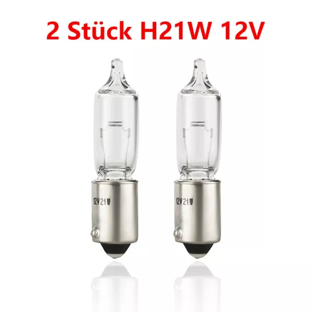 2 Stück Original H21W 12V 21W BAY9s Halogen Glühlampe Auto Glühbirne