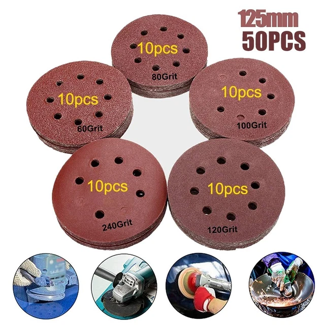 Mole abrasive di alta qualità 50 pezzi 50 x 5 pollici cuscinetto lucidante ossido di alluminio