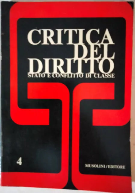 Libro - critica del diritto - stato e conflitto di class