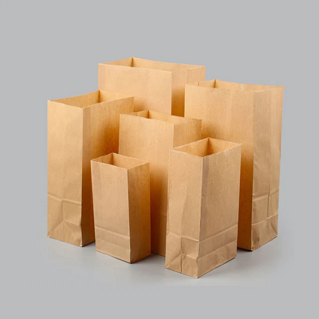 50 pz sacchetto biscotti monouso pranzo di carta caramelle buffet pane alimentare