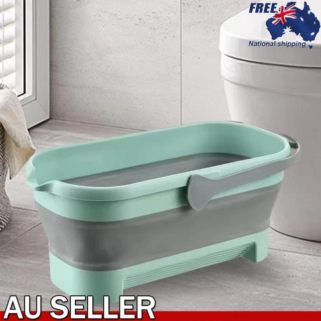 Rectangular Fishing Bucket Anti-Slip Foldable Mop Bucket Home Cleaning Supplies