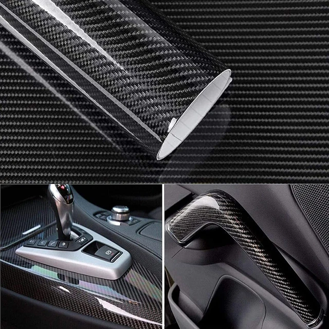 6D Glossy Black Wrap Wrap Auto Accessories, Arespark High ...