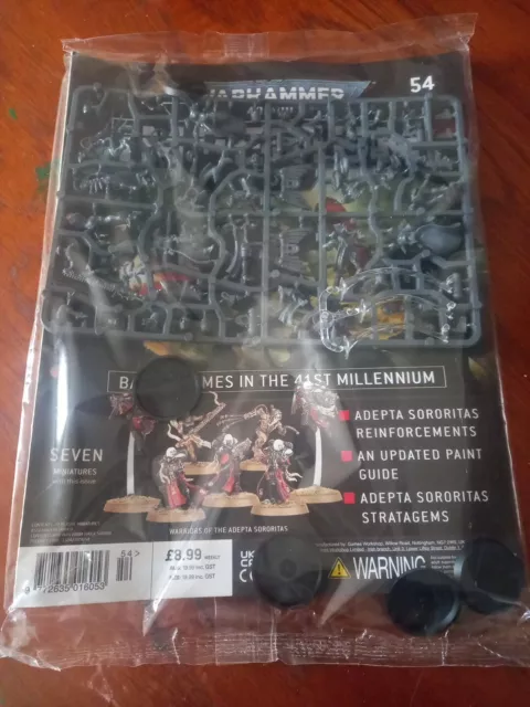 Revista Warhammer 40k Imperium edición 54 Adepta Sororitas 7 modelos