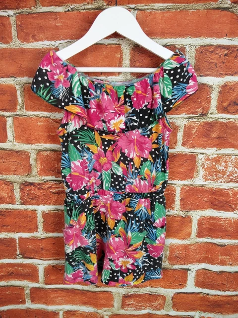 Girls Bundle Age 5-6 Years Next Matalan Playsuit Set Summer Beach Floral 116Cm 3