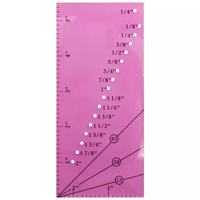 Precise Acrylic For Quilting Seam Guide Ruler for Seam Allowance Control