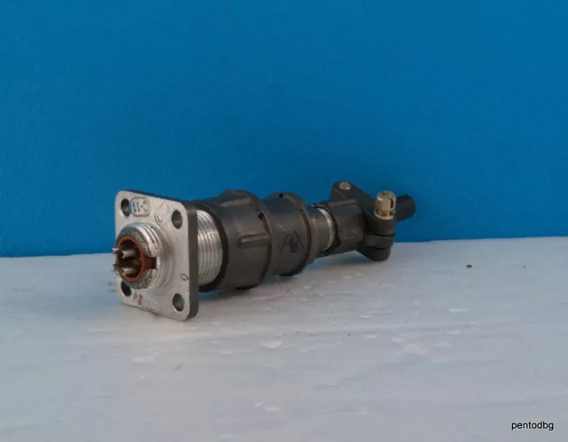4 Pin Connectors Set 27A 560V  Military Silver Plated / 2Rm Amphenol Analog