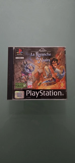 Jeu PS1 - Aladdin : La Revanche De Nasira - PEGI 12 - État Correct (testé)