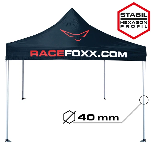 Pavillon 3x3 wasserdicht Paddock Zelt Rennzelt Faltpavillon Partyzelt Festzelt