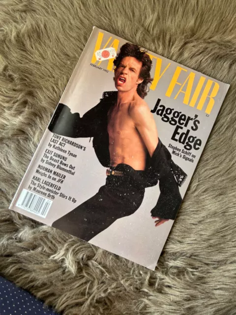 Vanity Fair: Mick Jagger Cover 1992, Incomplete