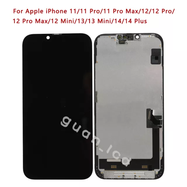 For Apple iPhone 11 11Pro 12 12Pro 13 13Mini 14 14+ LCD Touch Screen Digitizer