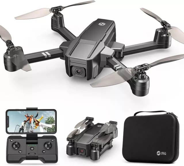 Holy Stone HS440 RC Drohne mit 1080P Kamera Quadrocopter Faltbar 2 Akkus 40 Min
