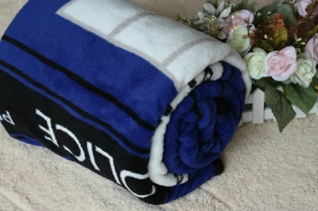 X Large Soft Mink Blanket Plush Quilt 2.1 x 2.1 Meter Dr Doctor Who TARDIS 2