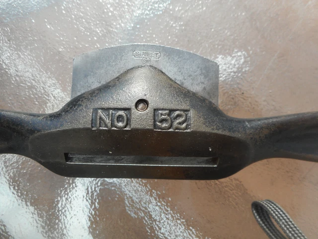 Vintage Stanley Sweetheart Model 52 Spoke Shave Wood Plane