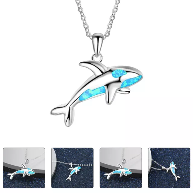 Delphin-Halskette Halsschmuck Geschenk Zubehör Anhänger Für Frauen Empfindlich