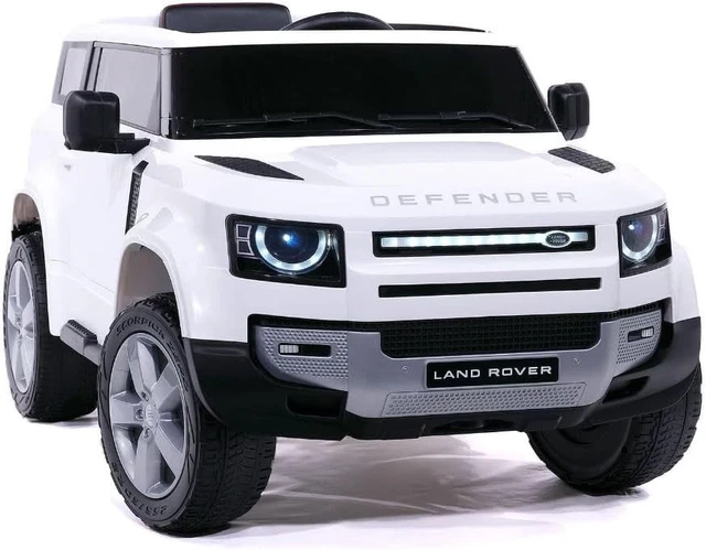 Land Rover Defender England Models XOOTZ LAND ROVER Defender 12V Kids Ride-On Car With R/C Parental Remote ...