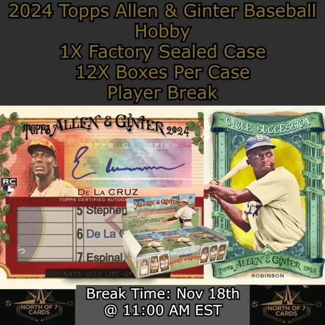 JENNA GASKELL 2024 Topps Allen & Ginter Baseball Hobby 1X Case BREAK