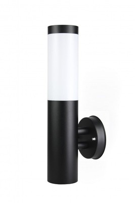 Betula Esterno Applique Nero Acciaio Inox IP44 E27 Betula Luci Casa Terrazza Balcone 