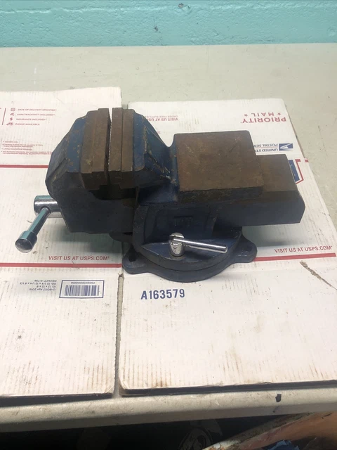 Bench Vise and Anvil Combonation with Swivel Base