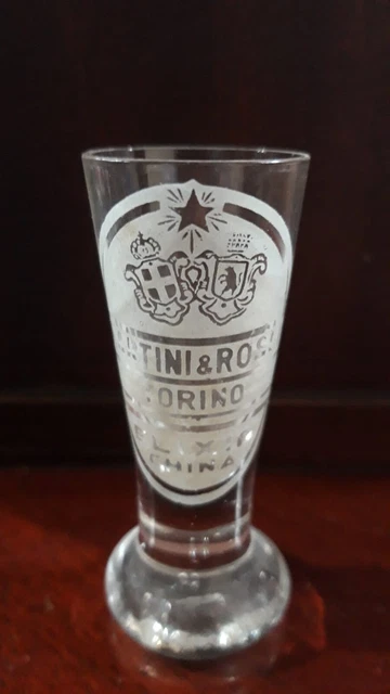 Bicchierino pubblicitario Martini & Rossi Torino, perfetto