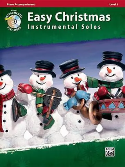 Easy Christmas Instrumental Solos, Piano Accompaniment, Level 1 [With CD (Audio)