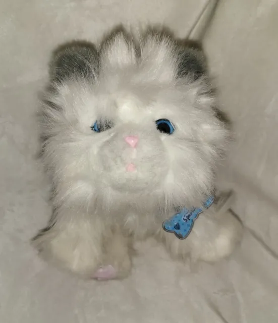 Little Live Pets Cuddles My Dream Kitten Plush White Cat Kitty Toy Stuffed Works